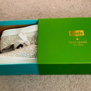 Kate Spade Triple Glitter shoes- never worn, NIB